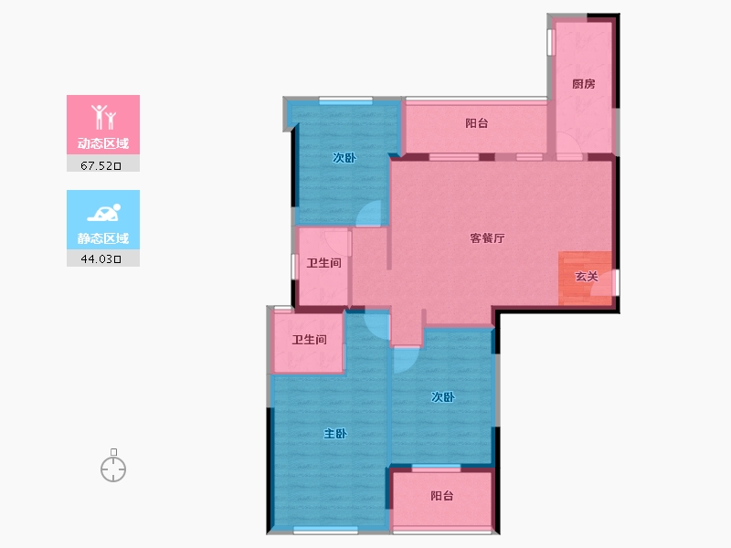 福建省-福州市-名城紫金轩-100.01-户型库-动静分区