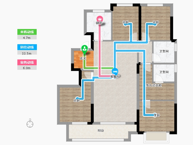 福建省-福州市-望海潮-102.00-户型库-动静线