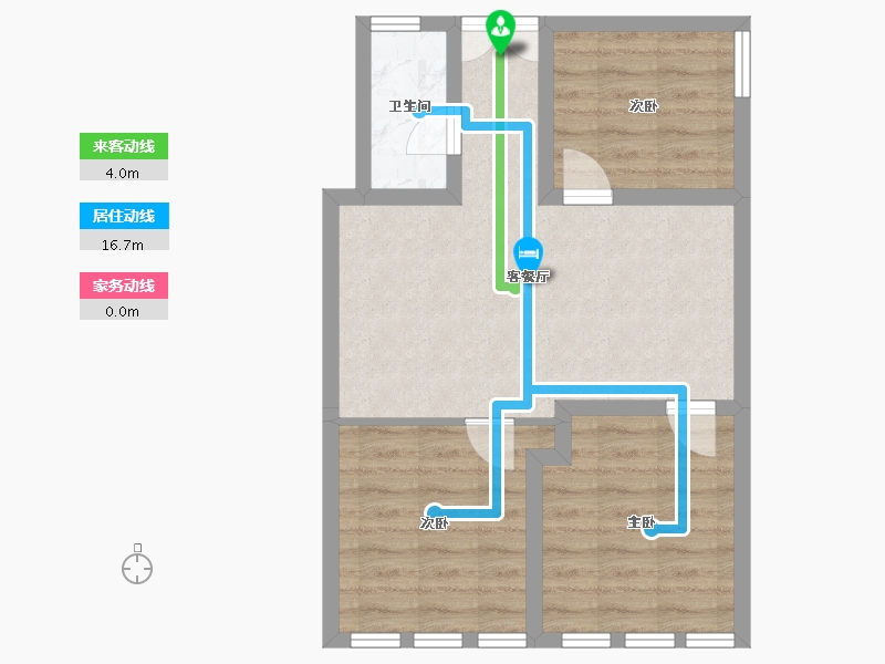 广东省-深圳市-中电迪富大厦-57.18-户型库-动静线