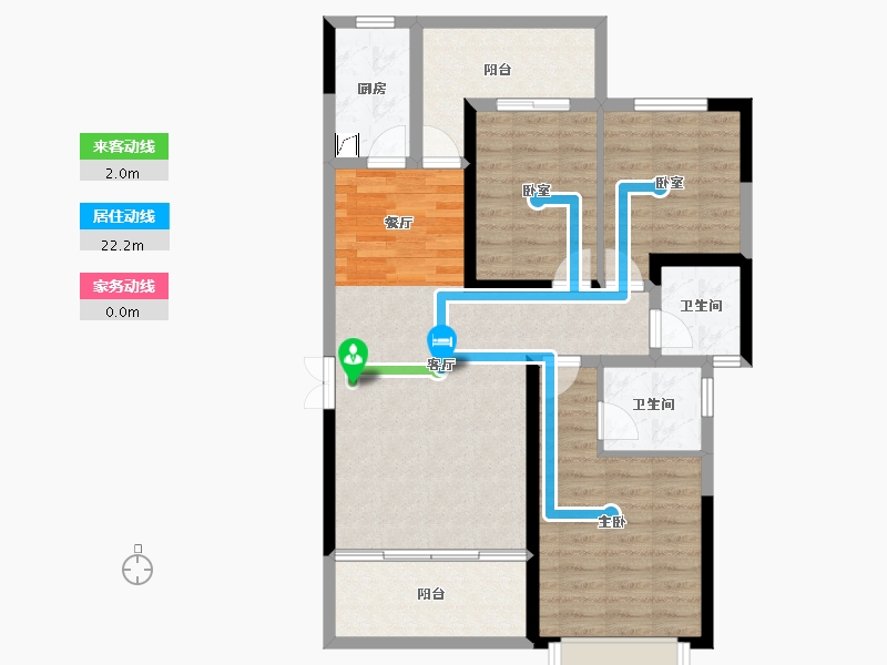 湖南省-衡阳市-泰宇·盛世名都-89.23-户型库-动静线