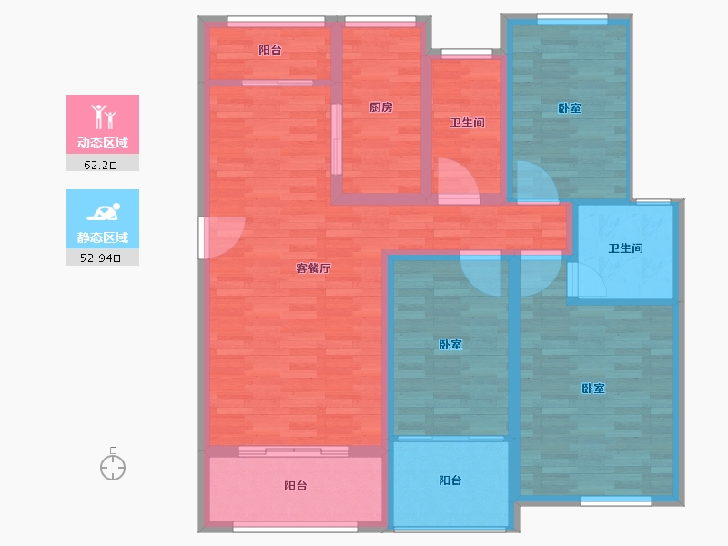 河南省-开封市-锦官城-103.10-户型库-动静分区