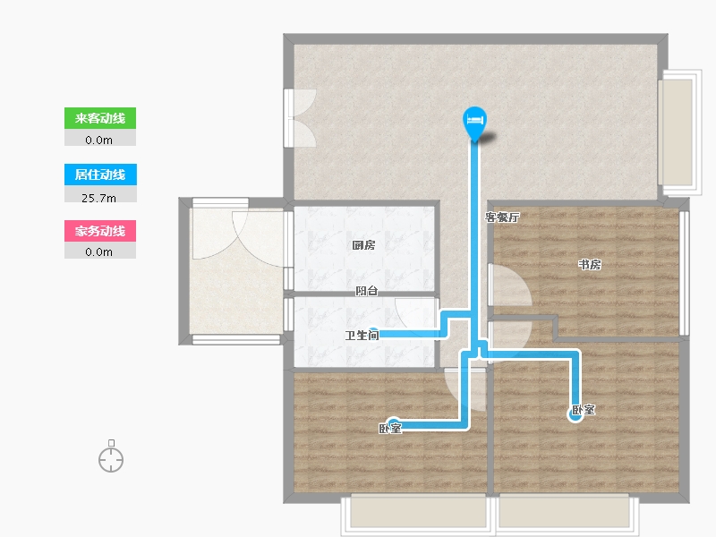 广东省-广州市-盈港国际-111.40-户型库-动静线