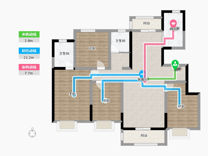 河南省-周口市-一峰梦想城-116.00-户型库-动静线