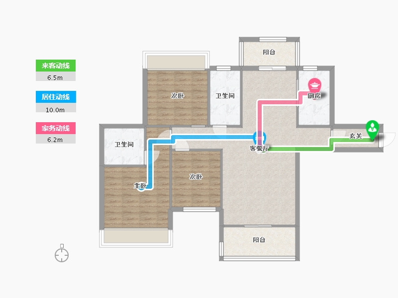 湖南省-常德市-江南学府-98.87-户型库-动静线