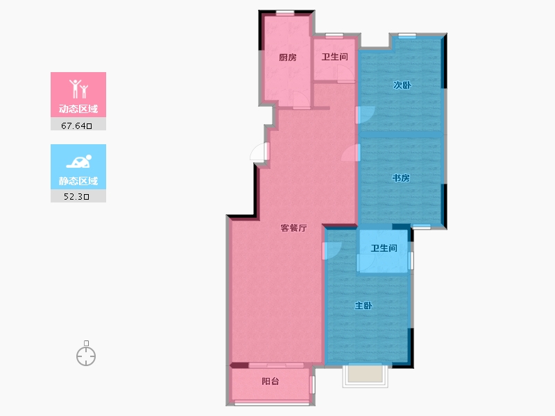 河南省-开封市-翠庭尚都-108.00-户型库-动静分区