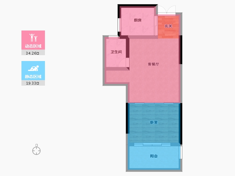 湖南省-衡阳市-融冠蜜城-48.00-户型库-动静分区