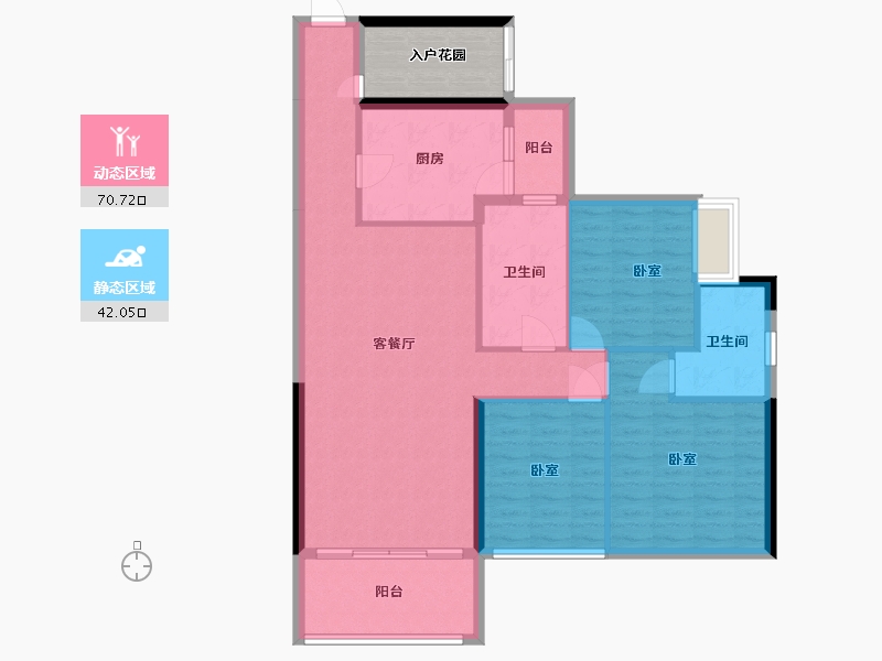 湖南省-郴州市-北湖中央公园-108.11-户型库-动静分区