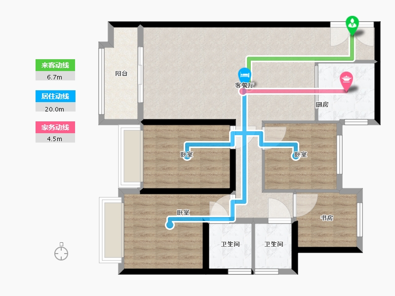 河南省-周口市-华耀首府-100.01-户型库-动静线