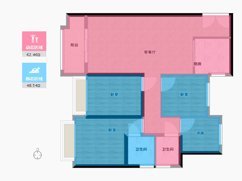 河南省-周口市-华耀首府-100.01-户型库-动静分区