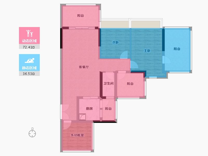 广东省-湛江市-地标海东广场-96.22-户型库-动静分区