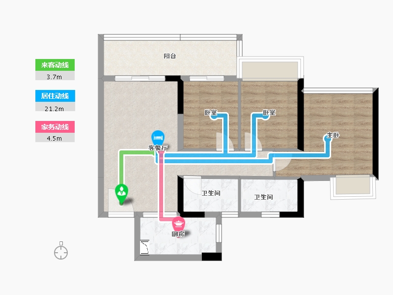 广东省-深圳市-星河山海半岛-73.56-户型库-动静线