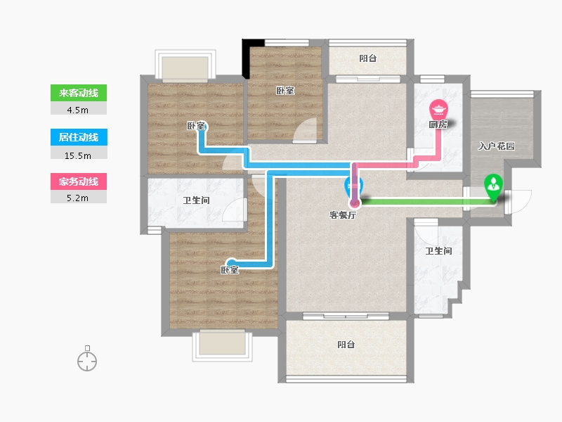 湖南省-岳阳市-云溪大汉新城-94.24-户型库-动静线