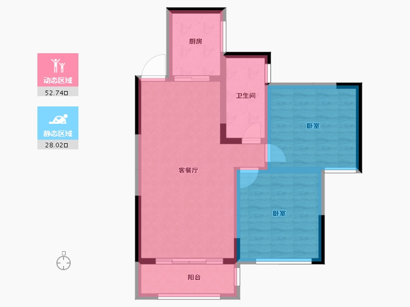 湖南省-娄底市-新化紫东城-72.24-户型库-动静分区