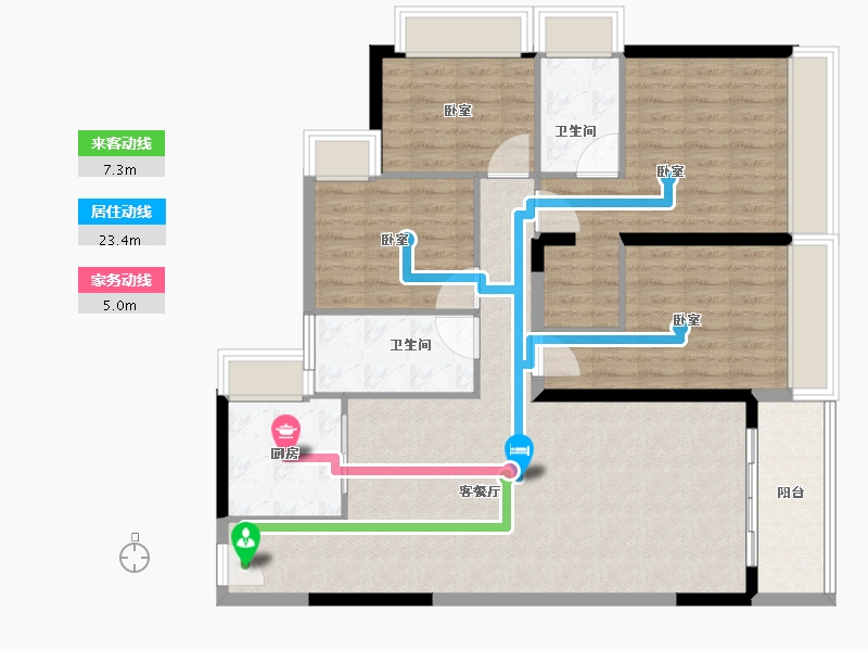 广东省-深圳市-合正丹郡-114.00-户型库-动静线