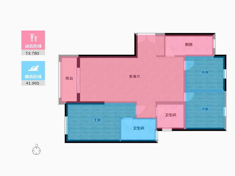 甘肃省-兰州市-嘉禾名都-91.08-户型库-动静分区