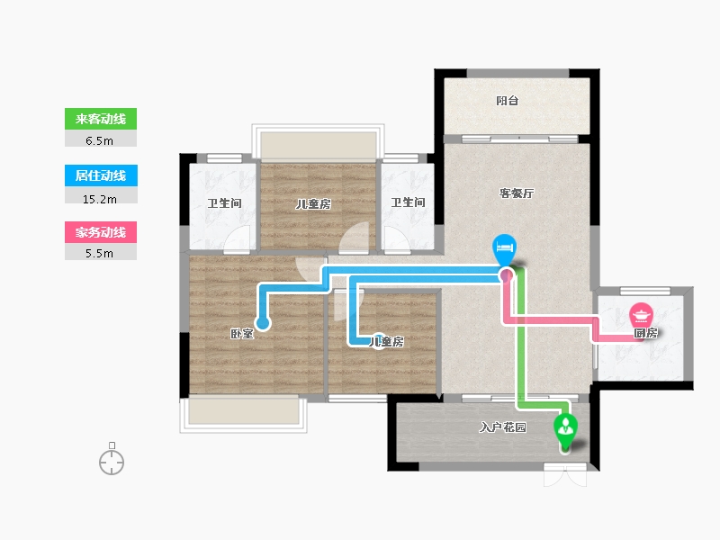 广东省-韶关市-乳源碧桂园江山-96.00-户型库-动静线