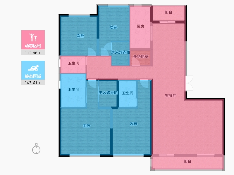 河南省-郑州市-融创御湖宸院-196.00-户型库-动静分区