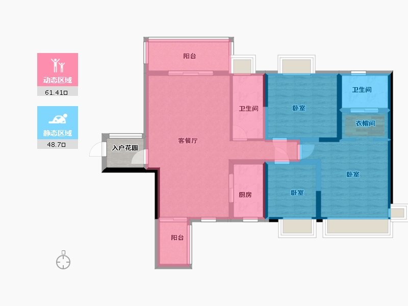 广东省-广州市-中国通号天聚广场-101.27-户型库-动静分区