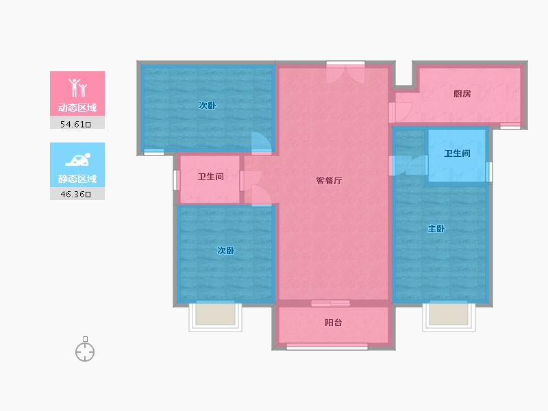 河北省-保定市-尚豪国际城-90.00-户型库-动静分区