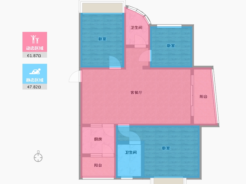 湖南省-常德市-君悦国际-97.72-户型库-动静分区