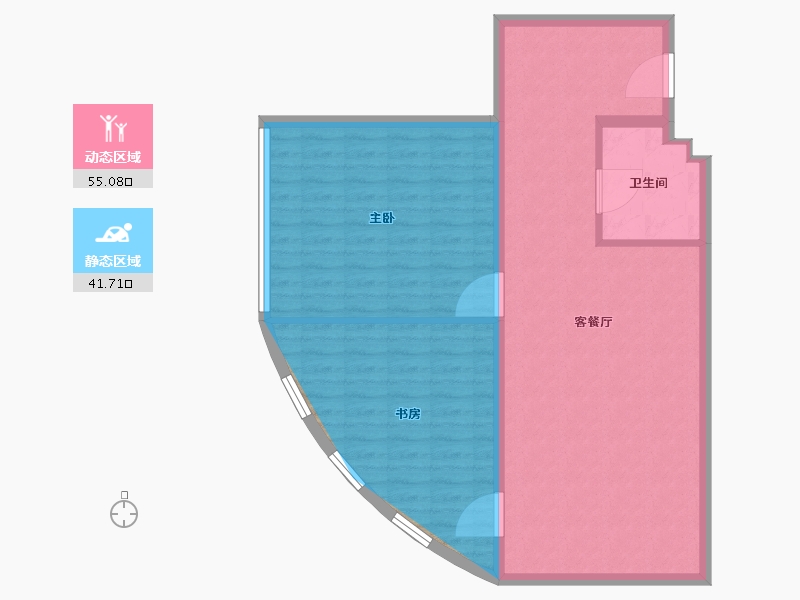 河北省-保定市-嘉德国际-90.00-户型库-动静分区