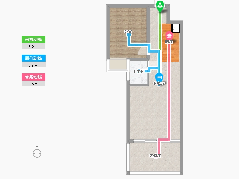 湖南省-怀化市-和美·状元府-48.90-户型库-动静线