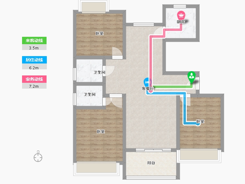 河南省-周口市-信诚清华园-93.78-户型库-动静线