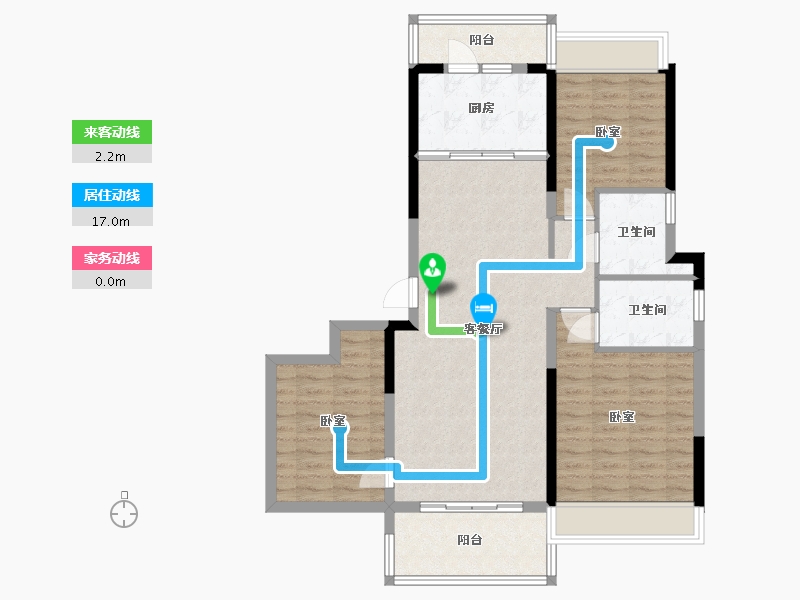 湖南省-常德市-汉寿山湖海·上城-100.00-户型库-动静线