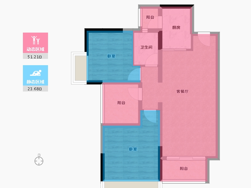 广东省-深圳市-山语海-66.13-户型库-动静分区