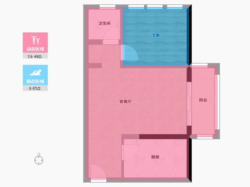 湖南省-长沙市-滨江一号-42.99-户型库-动静分区