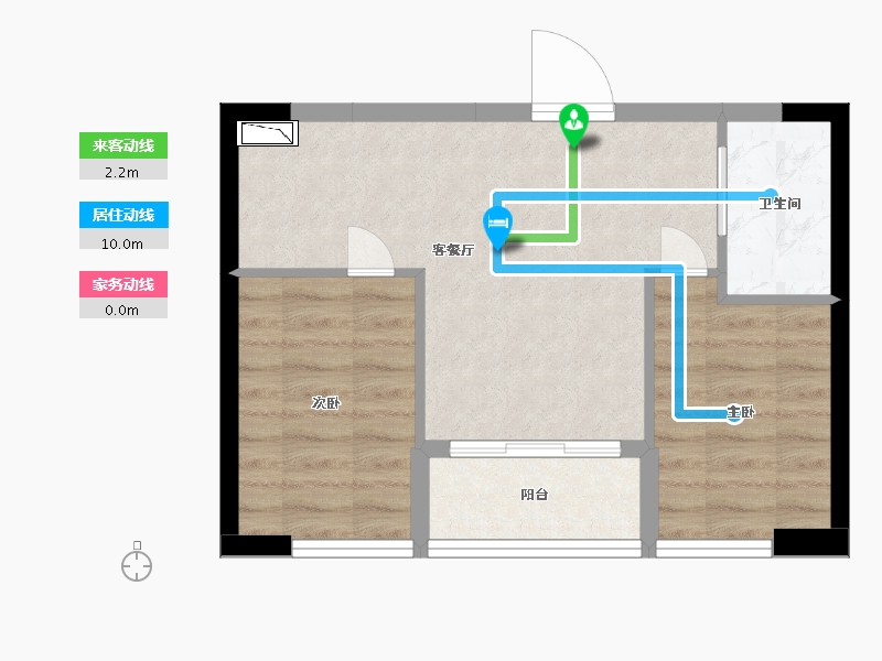 广东省-深圳市-万科星城商业中心-45.00-户型库-动静线