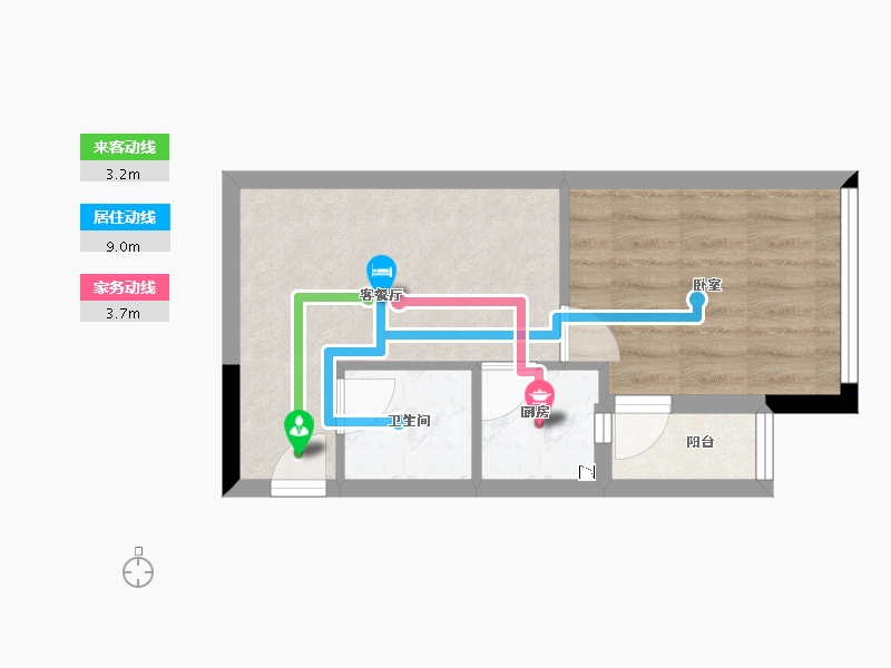 广东省-深圳市-奥园峯荟-32.82-户型库-动静线