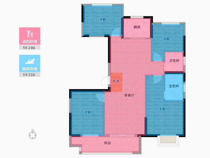 福建省-福州市-融信澜宸-99.99-户型库-动静分区