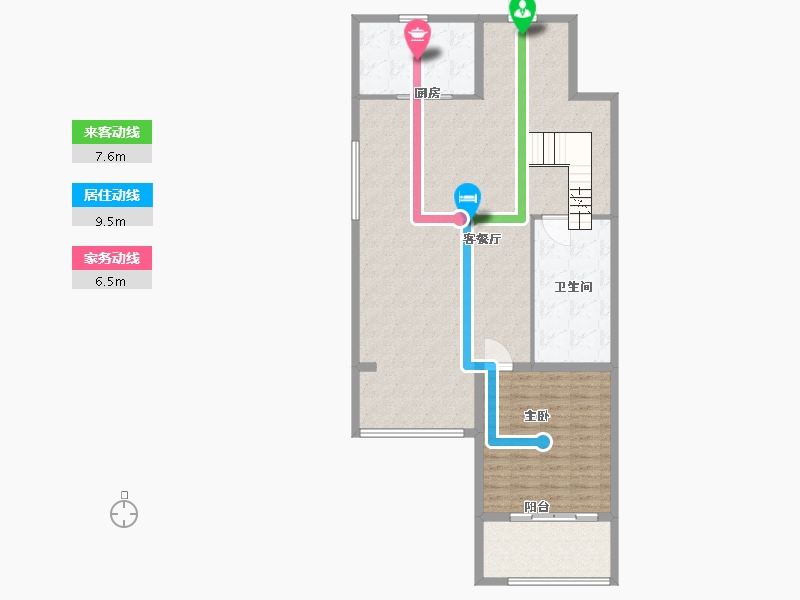 河北省-保定市-鸿坤理想尔湾-121.00-户型库-动静线