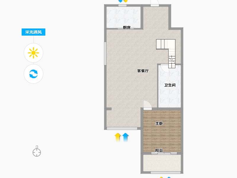 河北省-保定市-鸿坤理想尔湾-121.00-户型库-采光通风