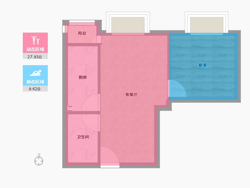 广东省-阳江市-文华新天地广场-33.29-户型库-动静分区