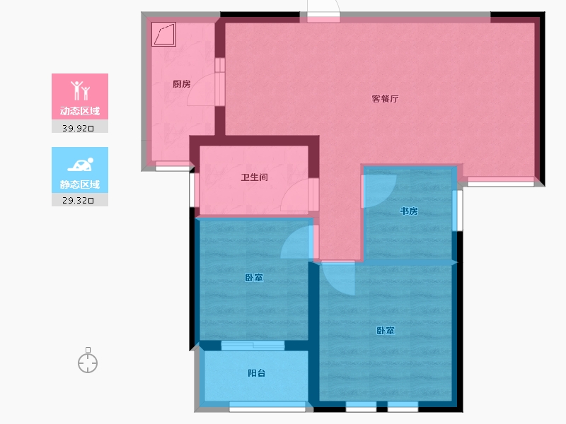 湖北省-武汉市-武汉恒大首府-61.02-户型库-动静分区