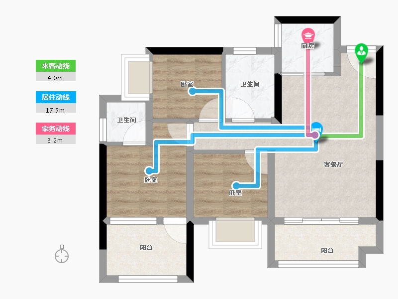 广东省-深圳市-星河荣御三期-58.30-户型库-动静线