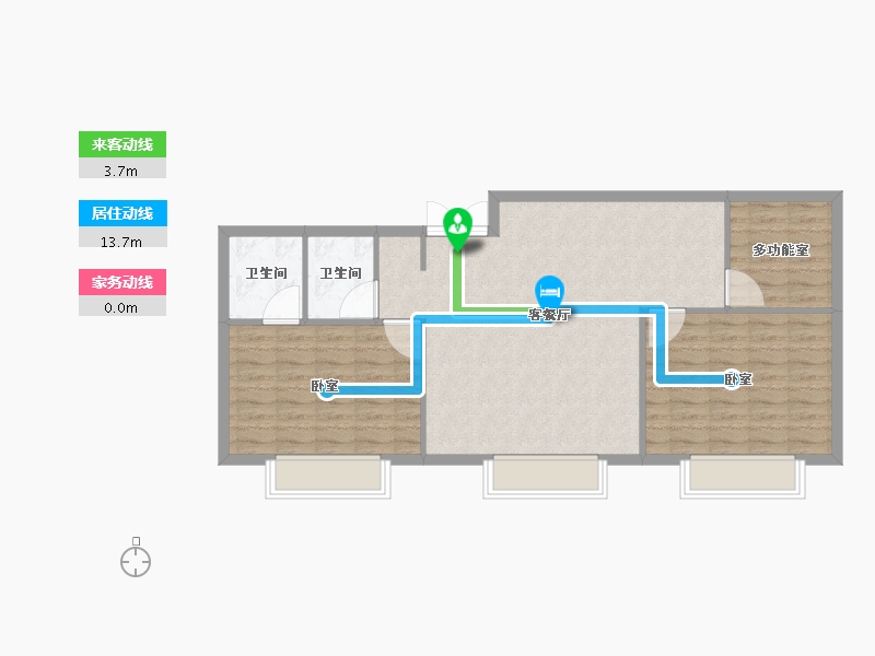 青海省-西宁市-申基金融广场-86.13-户型库-动静线