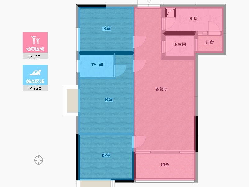 湖南省-怀化市-和美·状元府-81.09-户型库-动静分区