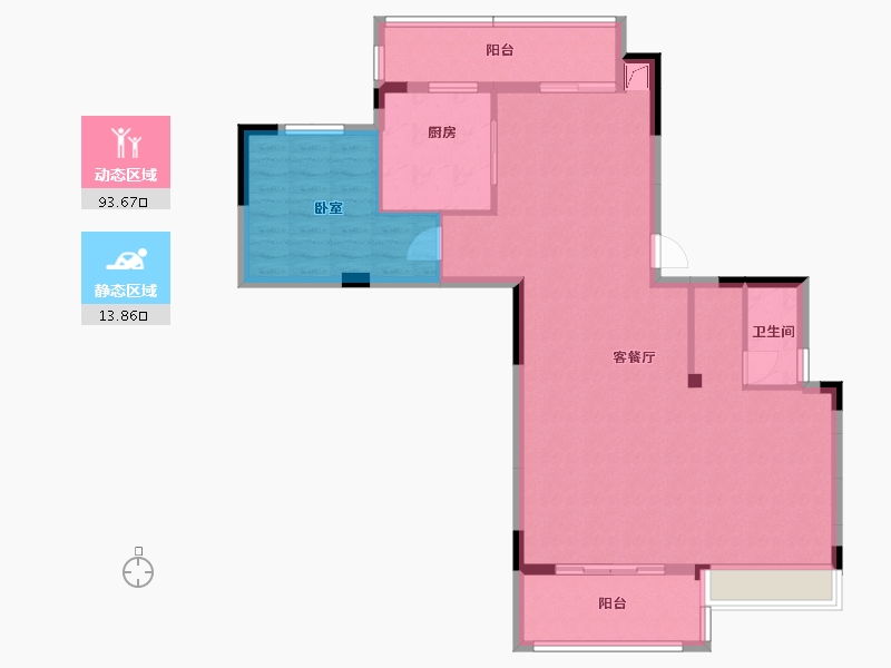 湖南省-岳阳市-保利·中央公园-97.29-户型库-动静分区