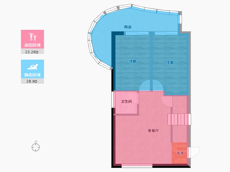 福建省-福州市-信通游艇湾云邸-46.96-户型库-动静分区