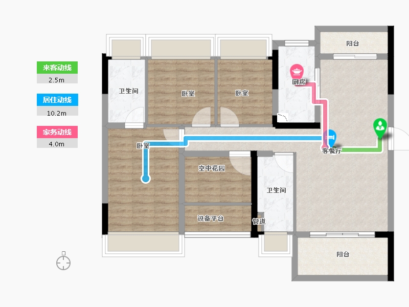 广东省-韶关市-乳源碧桂园江山-96.82-户型库-动静线