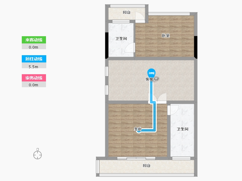 广东省-深圳市-星河山海半岛-83.88-户型库-动静线