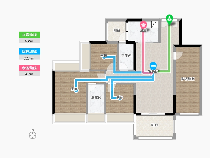 广东省-湛江市-地标海东广场-102.04-户型库-动静线