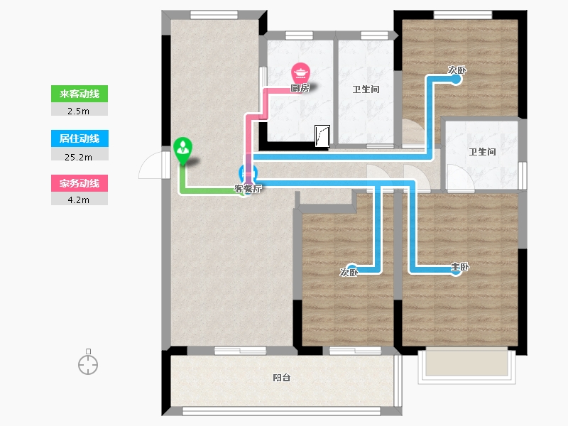 湖北省-武汉市-中建中法之星-97.68-户型库-动静线