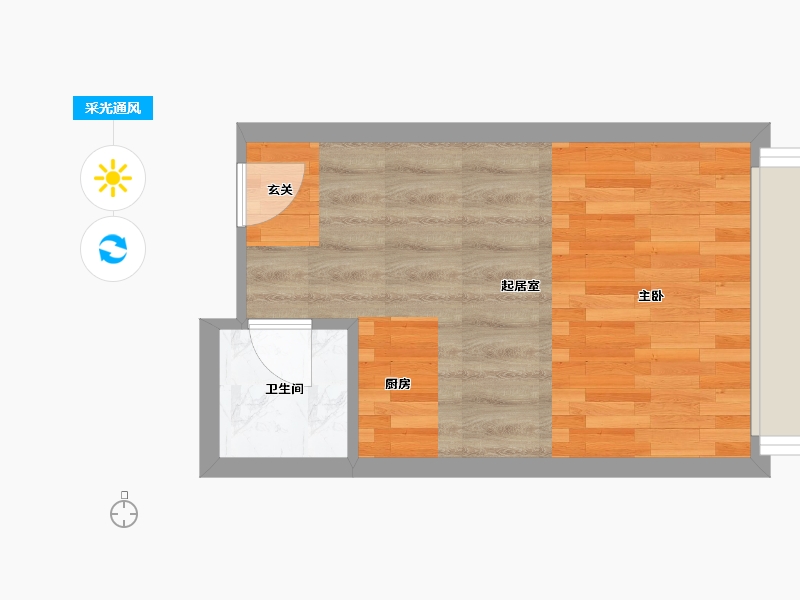 湖南省-长沙市-洋湖时代广场-25.41-户型库-采光通风