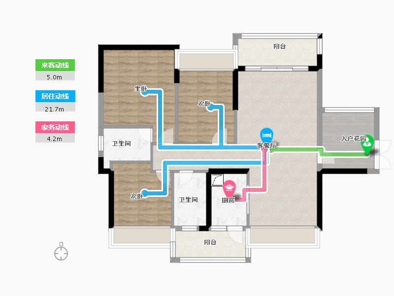 广东省-湛江市-樟树湾金樟水岸-97.00-户型库-动静线