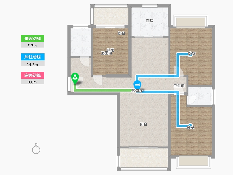 河南省-信阳市-新时代广场-112.05-户型库-动静线