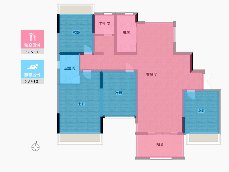 河南省-周口市-大唐·华龙门-117.20-户型库-动静分区